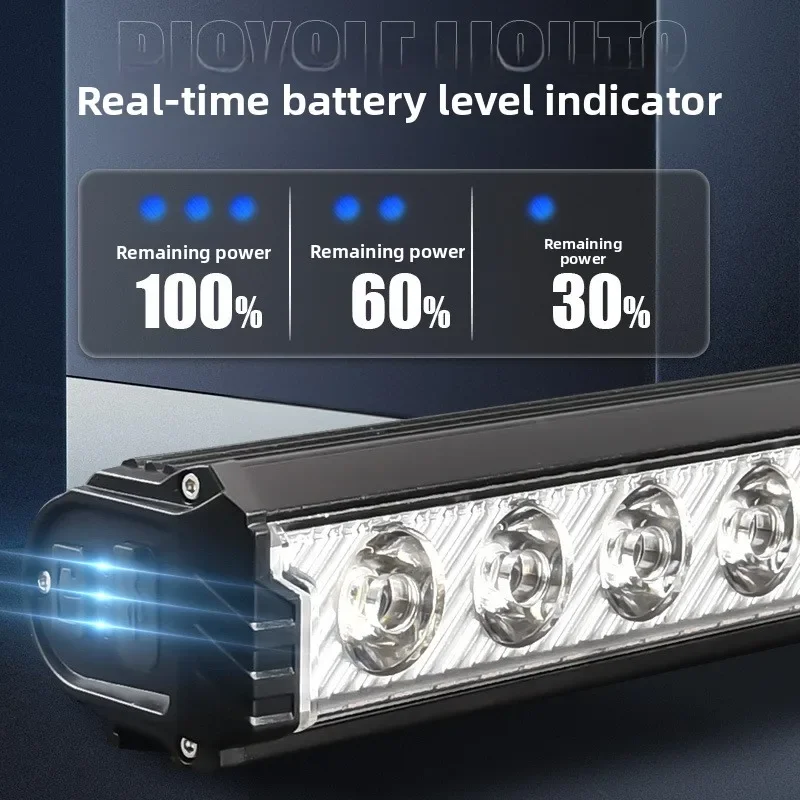 Luz de bicicleta impermeable de alto lumen: faro recargable por USB para ciclismo de montaña y por carretera