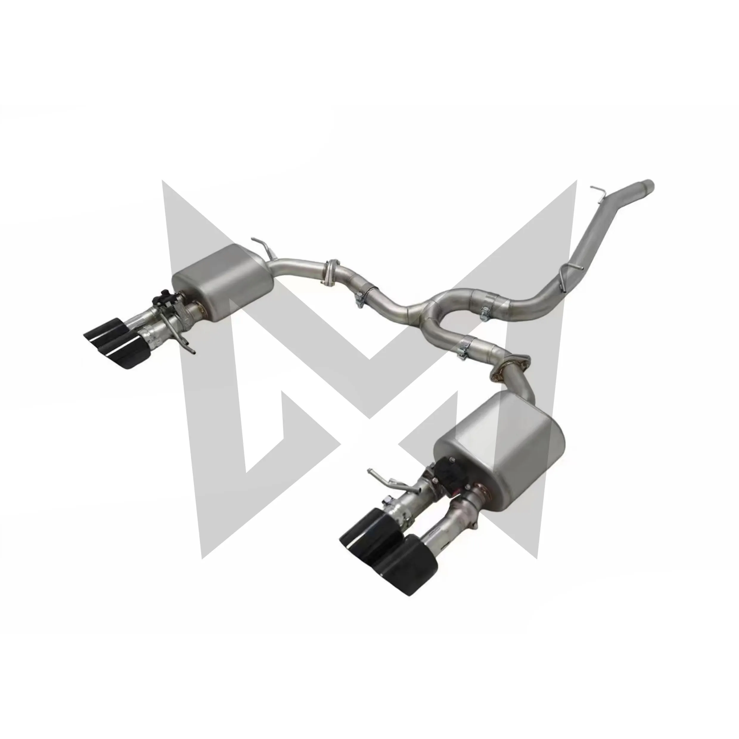 نظام عادم السيارة MANX لسكودا سوبيرب 2.0T أنبوب عادم أداء Catback من الفولاذ المقاوم للصدأ مع صمام التحكم عن بعد #3