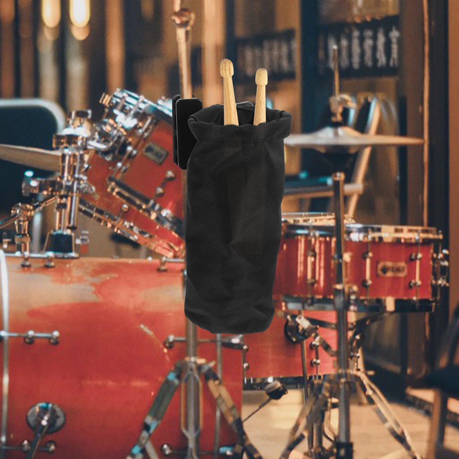

1Set Drum Stick Bag Oxford Cloth Wear-Resistant Portable Drumstick Holder Large Capacity for Performance Practice
