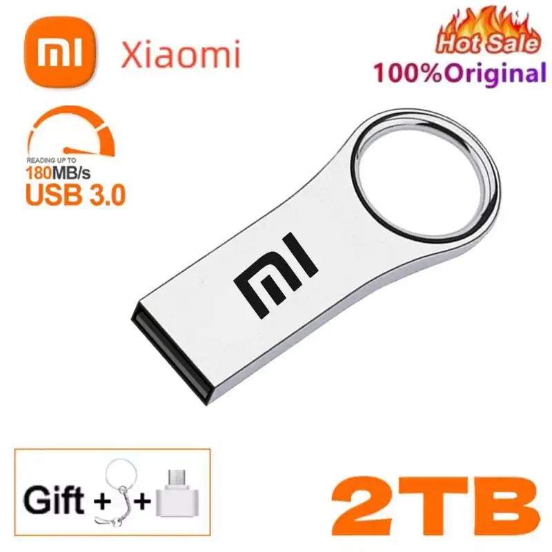 XIAOMI-memoria USB de Metal 2 en 1, unidad Flash OTG de 1024GB, 3,0 gb, 512GB, 1TB, Adaptador tipo C, regalo, nuevo