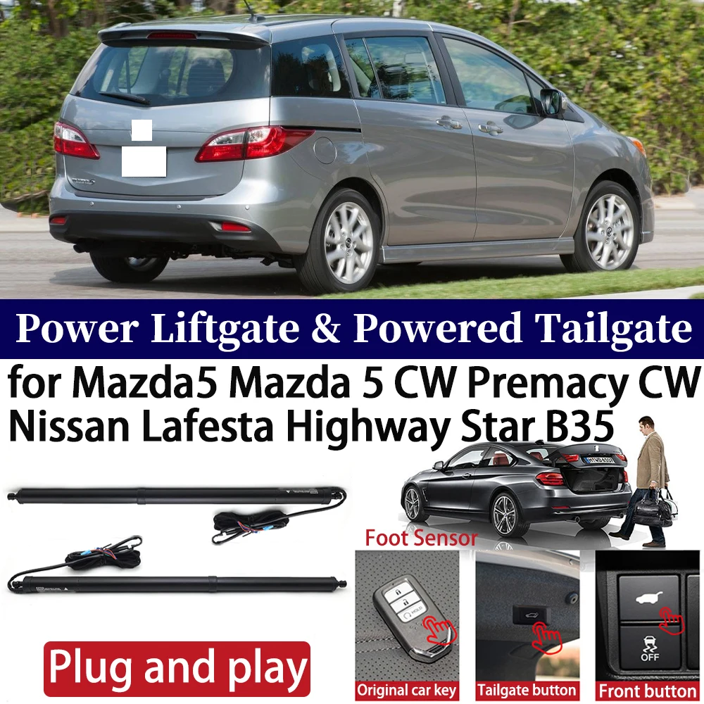 for Mazda5 Mazda 5 CW Premacy CW Nissan Lafesta Highway Star B35 Car Auto Power Electric Tailgate Liftgate Trunk Closer System