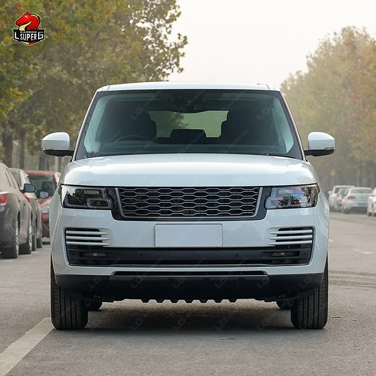 منتج جديد! لسيارة لاند روفر رينج روفر فوغ 2013-2017 ترقية إلى 2022 طقم الجسم طراز SVA مع غطاء المصد الخلفي للمصد الأمامي