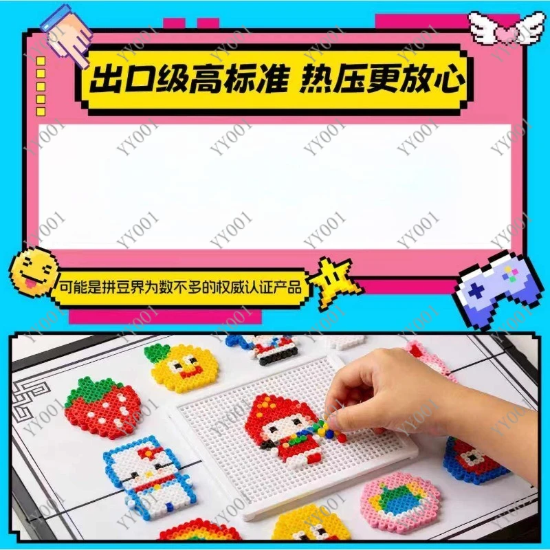 Mini Heat Press Machine for Perler Beads Hats T-Shirts DIY Ironing Heat Transfer Tool 3