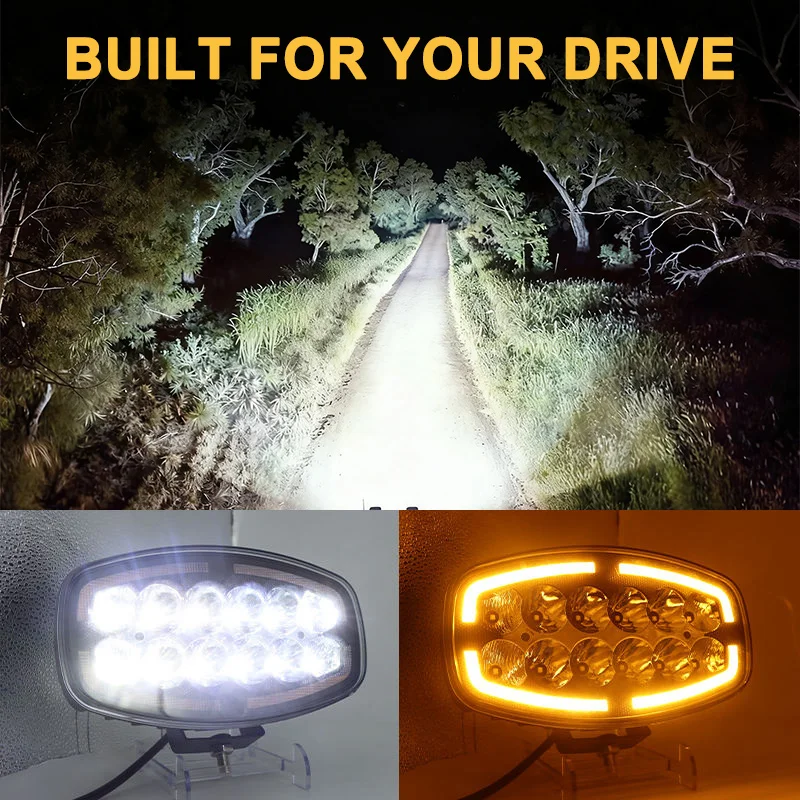 4pcs/2pcs Modified Searchlight Headlight LED Light 9