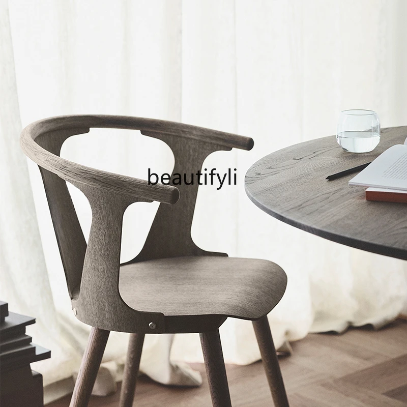 Simple Fashion Modern Designer Model Dining Table and Chair Living Room Dining Chair Leisure Chair Nordic