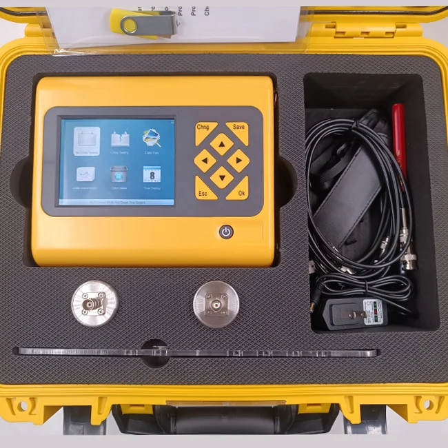 

High Quality Crack Depth Detection Non Metallic Ultrasonic Detector Ultrasound Concrete Crack Tester