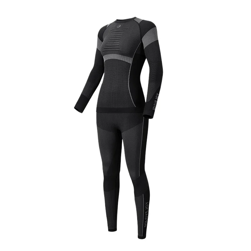 Imagen 6: Otoño esquí ropa de secado rápido deportes al aire libre función de ciclismo compresión absorbente de sudor conjunto de ropa interior térmica sin costuras