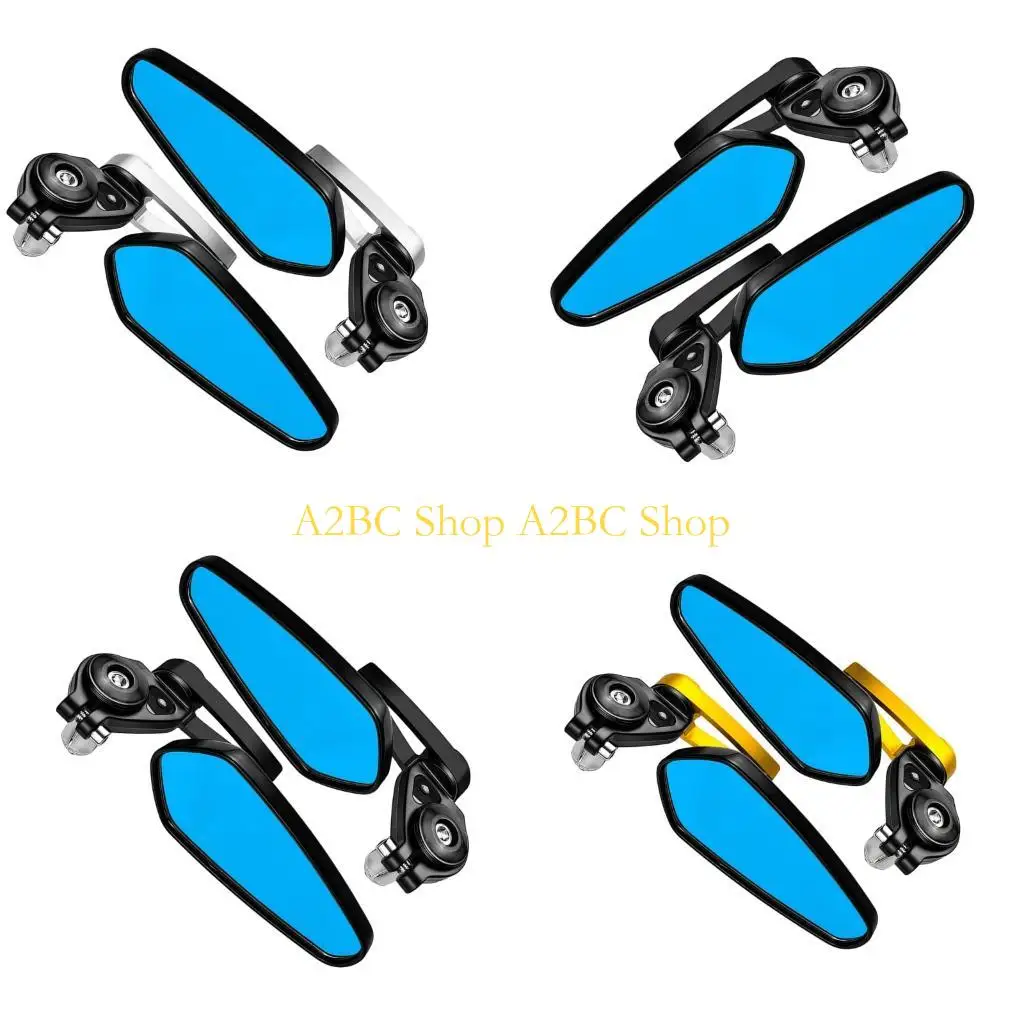 A2BC Motorcycle Rear View Mirror Vibration Reduction Quick Install Handlebar Mirror