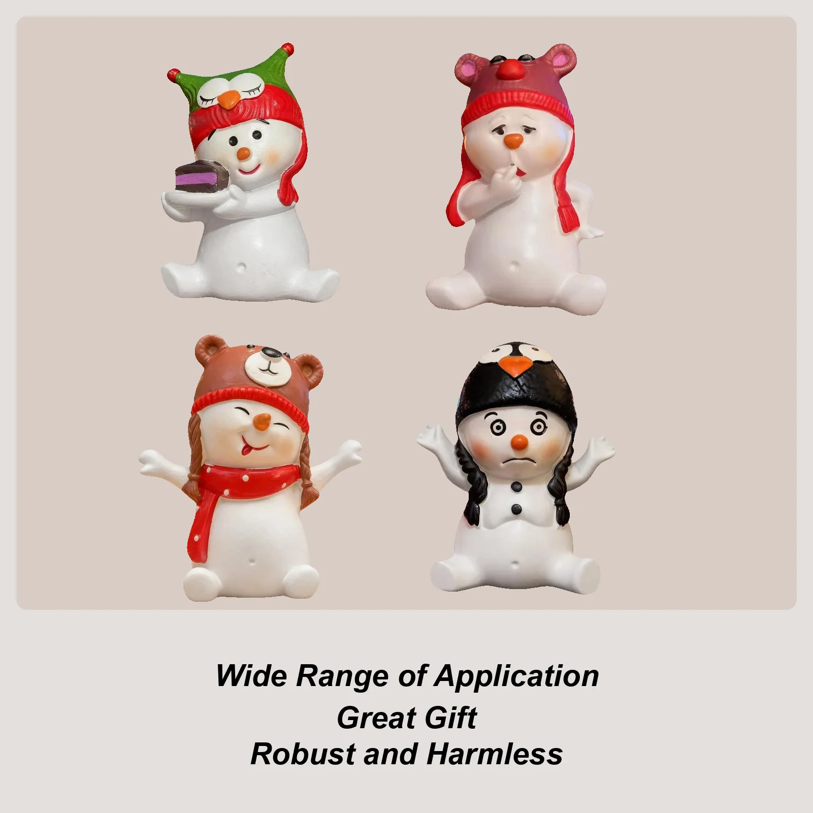 

Рождественский снеговик, смоляный снеговик, настольная скульптура, центральная часть столешницы для многоуровневого подноса, полки, кухни, офиса, вечеринки, жизни