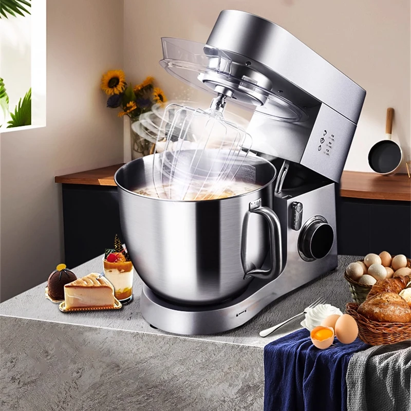 10L/16L キッチンマシン エッグビーター 家庭用多機能全自動生地捏ね機 業務用生地ミキサー