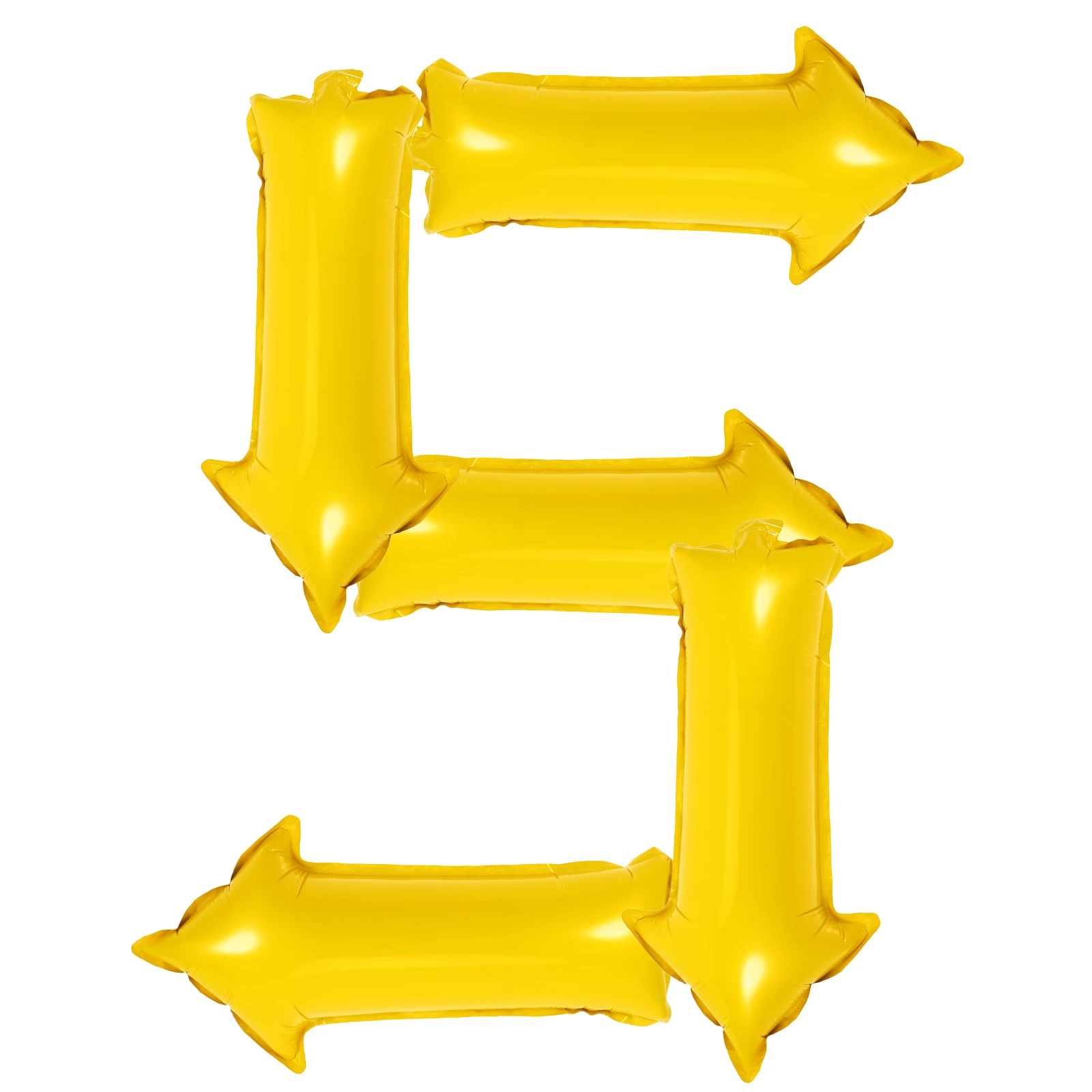 

5Pcs Arrow Sign Balloons Chic Festive Atmosphere Indoor Outdoor Events Long Lasting Aluminum Material Photo Props Party Favors