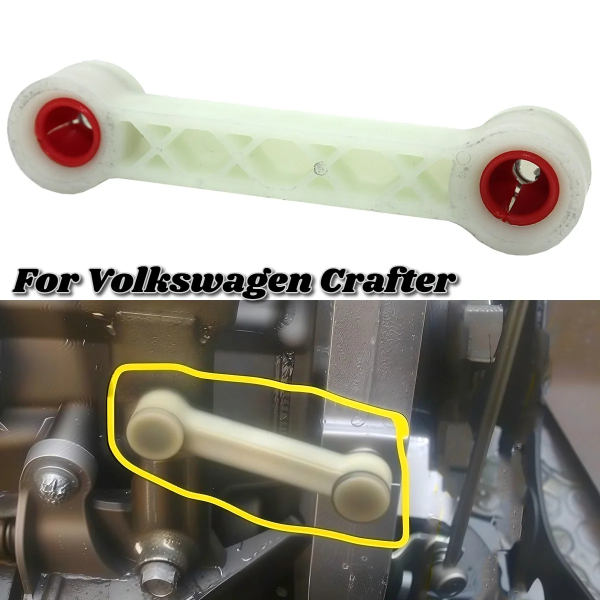 Car Manual Gearbox Shift Cable Linkage Control Bushing Gear Shifter Lever Connecting link Fix For Volkswagen Crafter 30-35 30-50