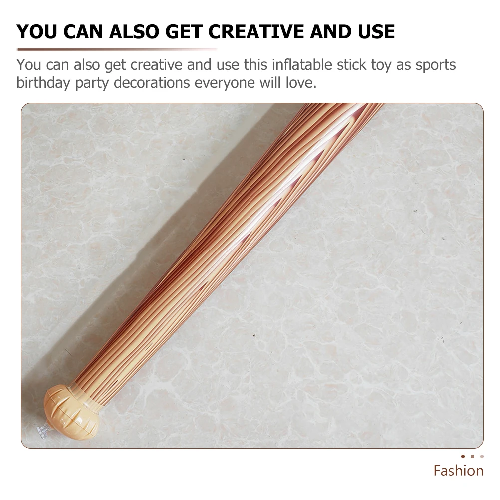 Mazza da baseball gonfiabile per chitarra da 3 pezzi, giocattoli per bambini per ragazzi, piccolo bastone da applauso in PVC