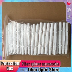 Fiber Optic Fusion Splicer Drop Cable Protection Box for Small Round Tube Heat Shrink Tubing to Protect Fiber Splice Tray Tools