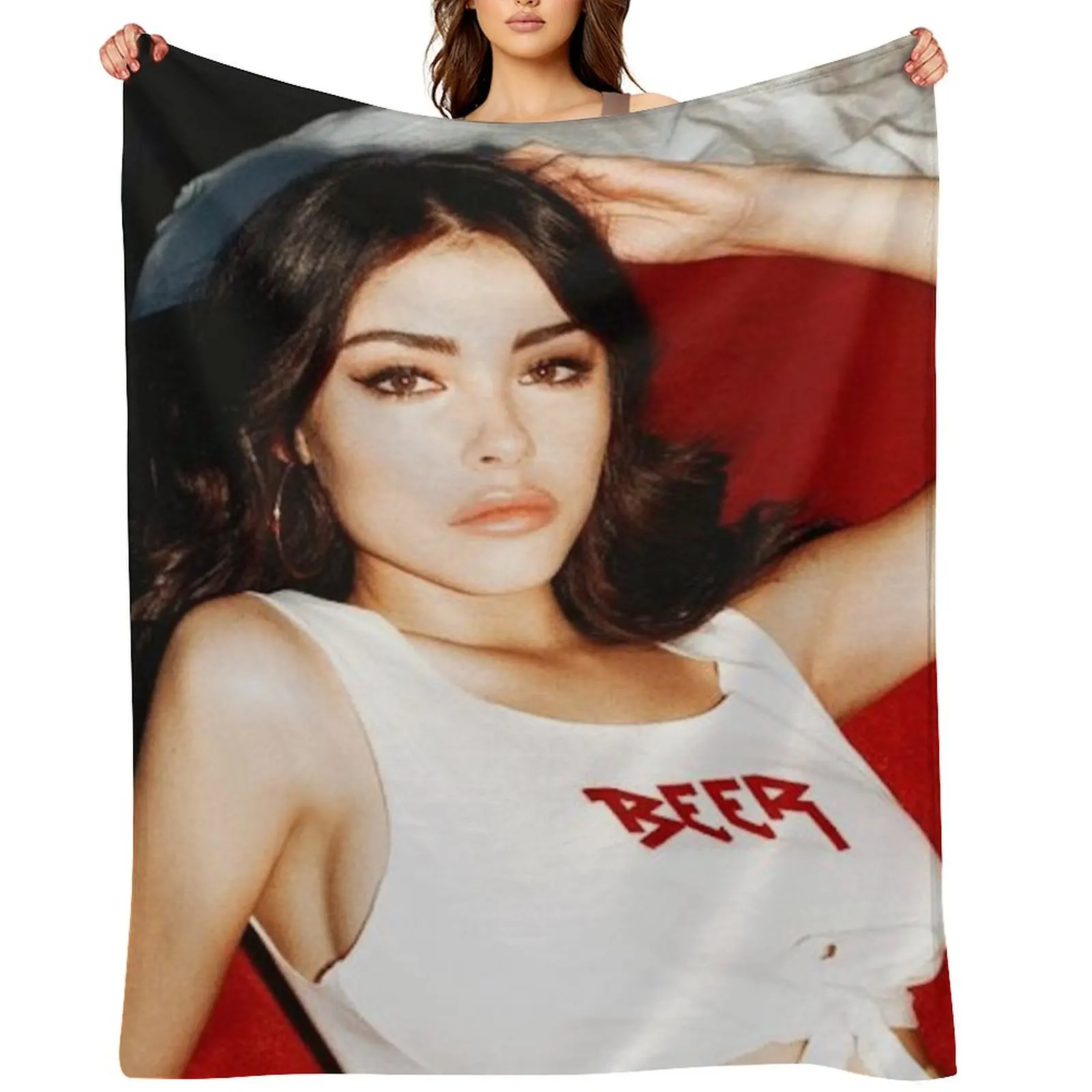 

Madison Beer Throw Blanket Summer Designers For Baby Beach Blankets