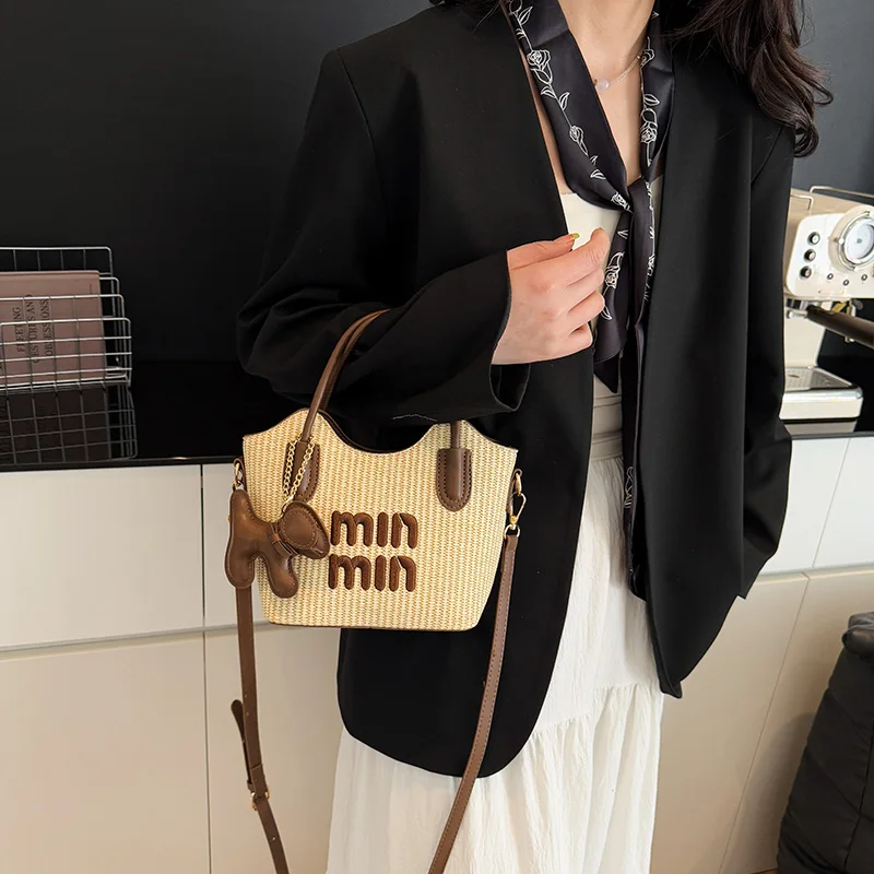 

Luxury Leather Elegant Minimalist Diaper Bag Classic Vintage Designer Tote For Women Stylish Shoulder Handbag