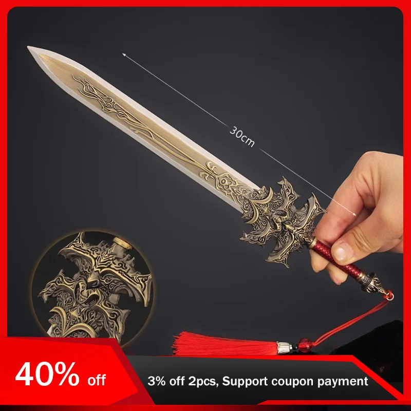 

30cm/11.8in Katana Sword The Investiture Of The Gods Weapon Props Anime Peripherals Party Supplies Birthday Gift Table Ornaments
