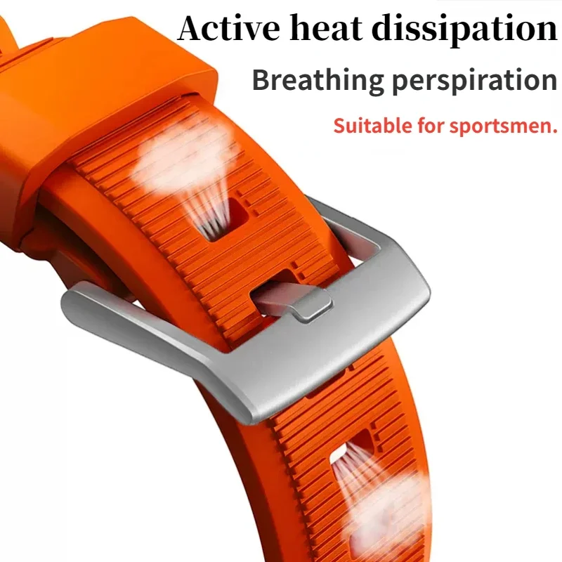 Apple Watch Ultra 2/1 49mm、10/46mm、9/8/7/45mm、iWatch 6/5/4/SE 44mm対応 シリコン/ラバー バンド/ブレスレット/リストバンド