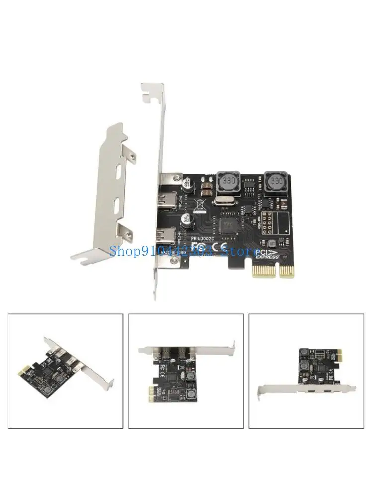 

652F 2-Port USB 3.1 (10Gbps) PCIe Card Super Speed PCIExpress to TypeC