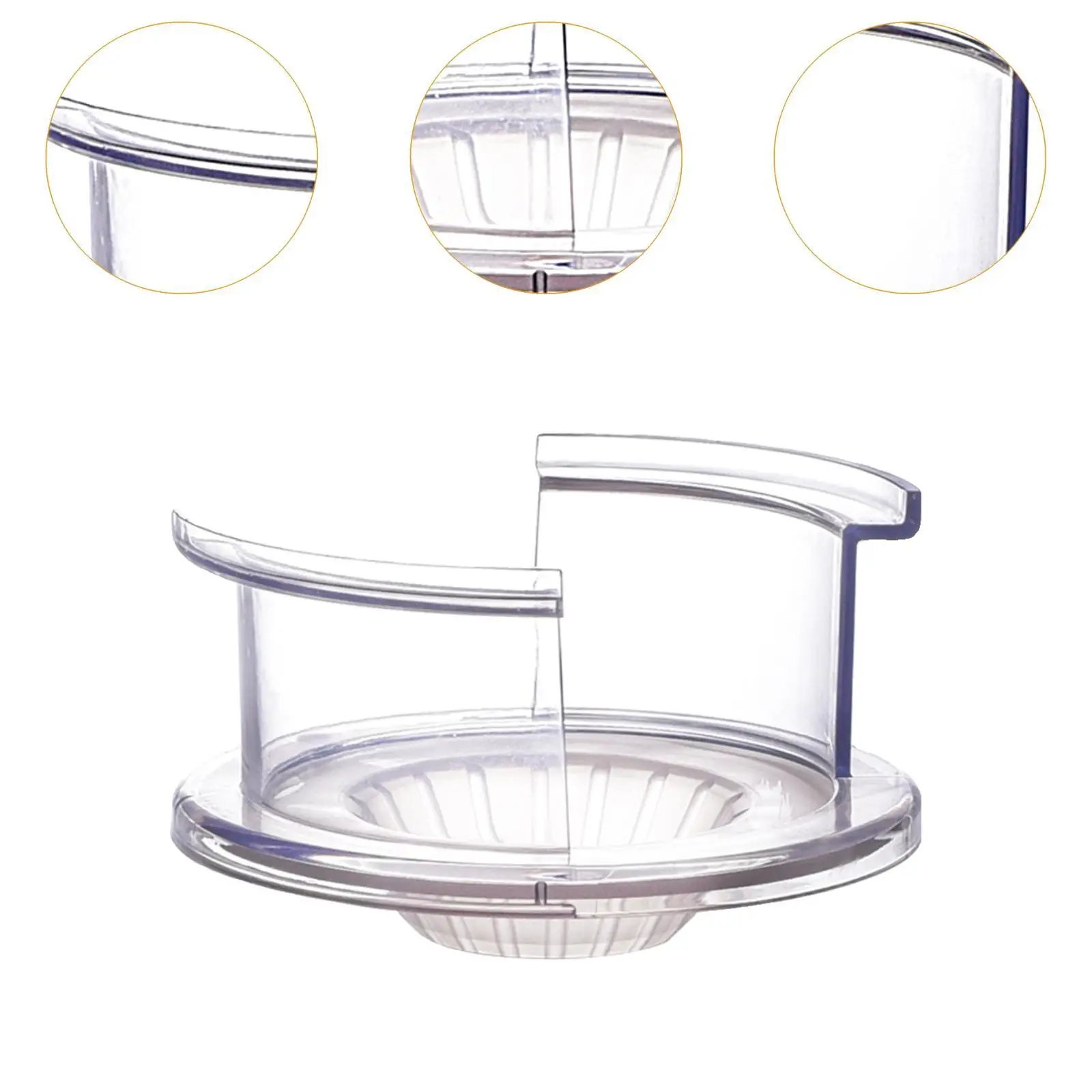 حامل قهوة بفلتر بالتنقيط، حامل منقط القهوة، محمول وشفاف، مخمر يدويًا للمنزل والتخييم والمكتب والنزهات لمحبي القهوة