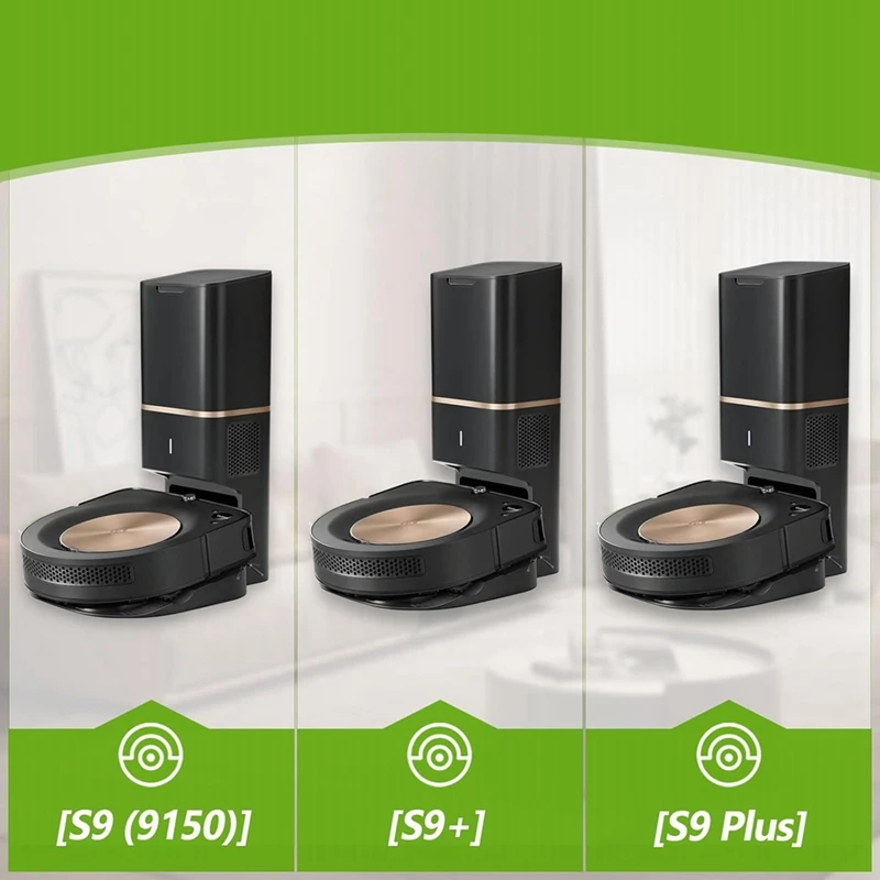 مكنسة كهربائية فرشاة دوارة مطاطية ، فرشاة جانبية لمرشح HEPA ، أجزاء غرفة Irobot S9 ، S9 + ، S9 Plus ، من سلسلة S