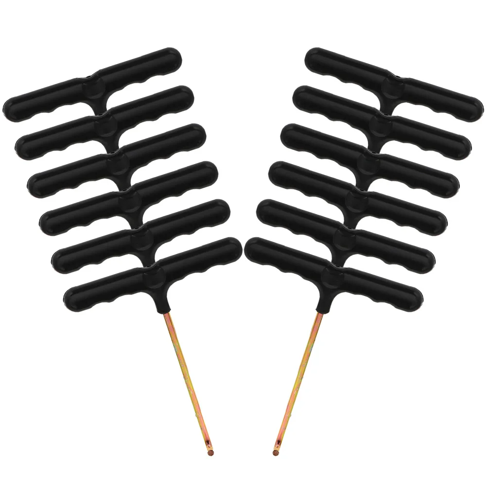 

12 Pcs Trampoline Shoelace Fastener Tightener Boot Hooks Sports Spring Pull Tool Ice Skate