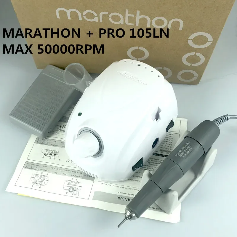 Laaove-Champion 3 Pro 105ln Griff 35k/45k/50k elektrische Nagel bohrmaschine starke 210 Mikro motors chleif maschine für Nagel kunstwerk zeuge