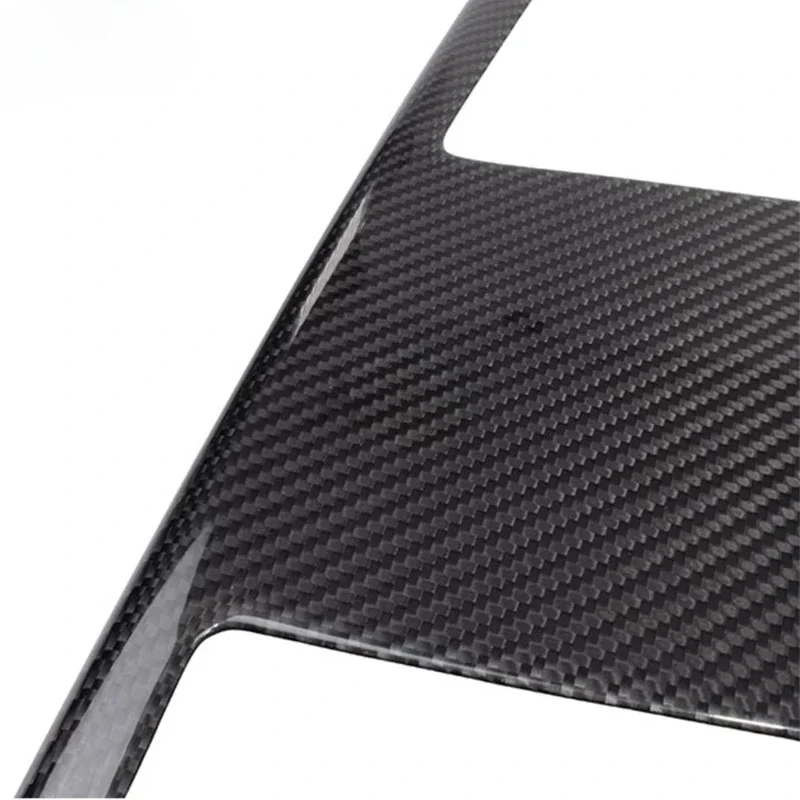 For Tesla Modle S/X Real Dry Carbon Fiber Interior Center Console Panel Frame Cover modification 2021-2023 Accessories