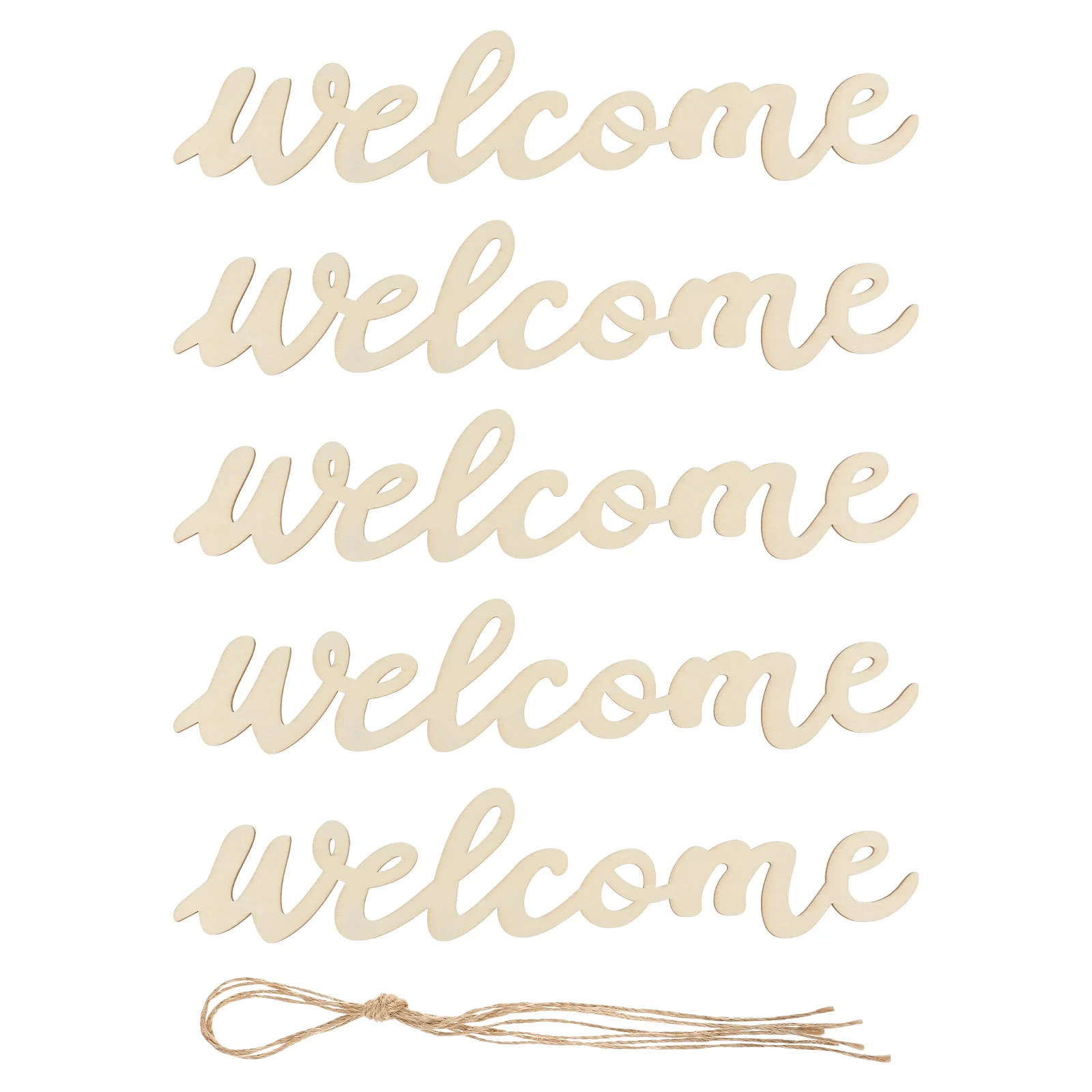 

Welcomelisting Outdoor Signations Wooden Sign Hanging Home for Garland Autumn Letter