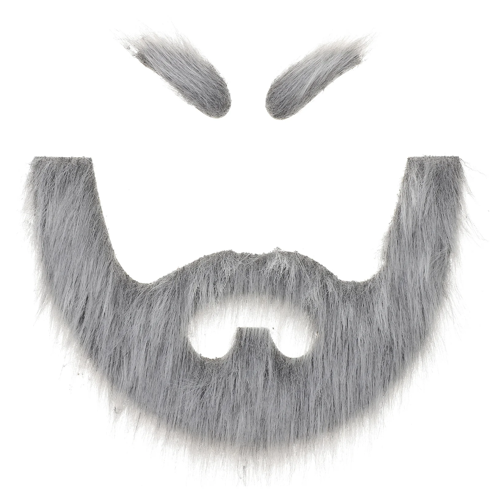 

1 set 1 Set Halloween Fake Beard Eyebrow Prop For Party Cosplay Costume Accessory Lightweight Cloth Material Stage Performance