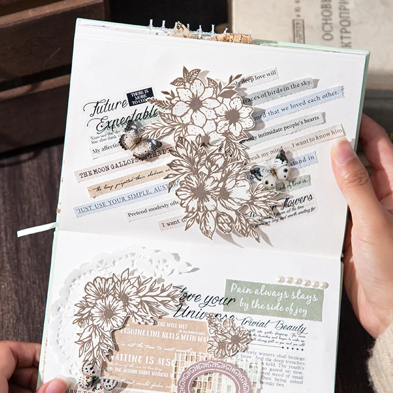 Mr.Paper 3-Pack Book Whisper Notepads - Literary Style Reading Notes, Student Reading Journal, Creative Index Tabs for DIY Decor