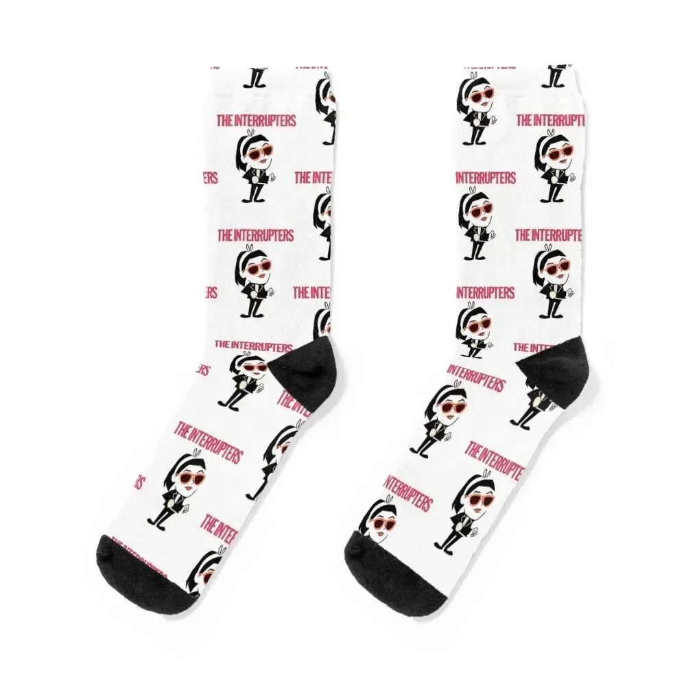 

The Interrupters Socks bright garter christmass gift cartoon happy Woman Socks Men's