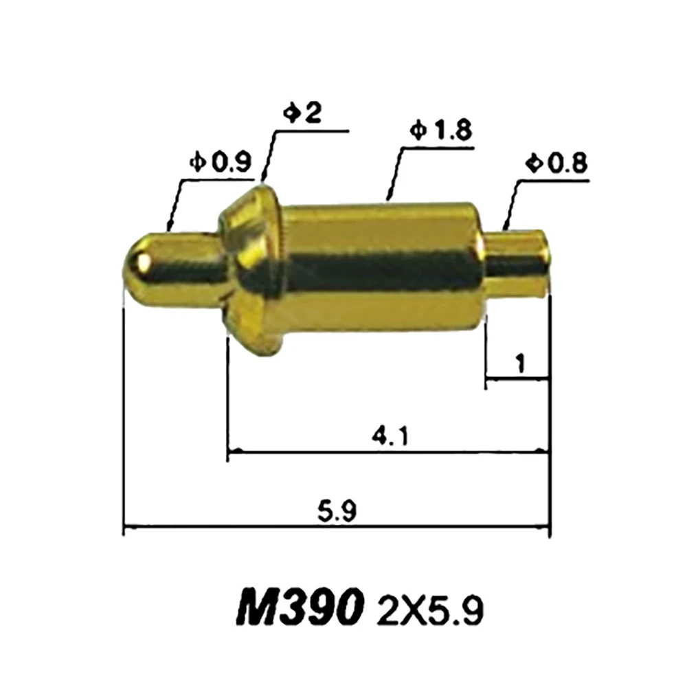 cltgxdd 5piece high current spring loaded Pogo pin connector 1A 1.5A 2A 5A high-power high current battery connector POGOPIN