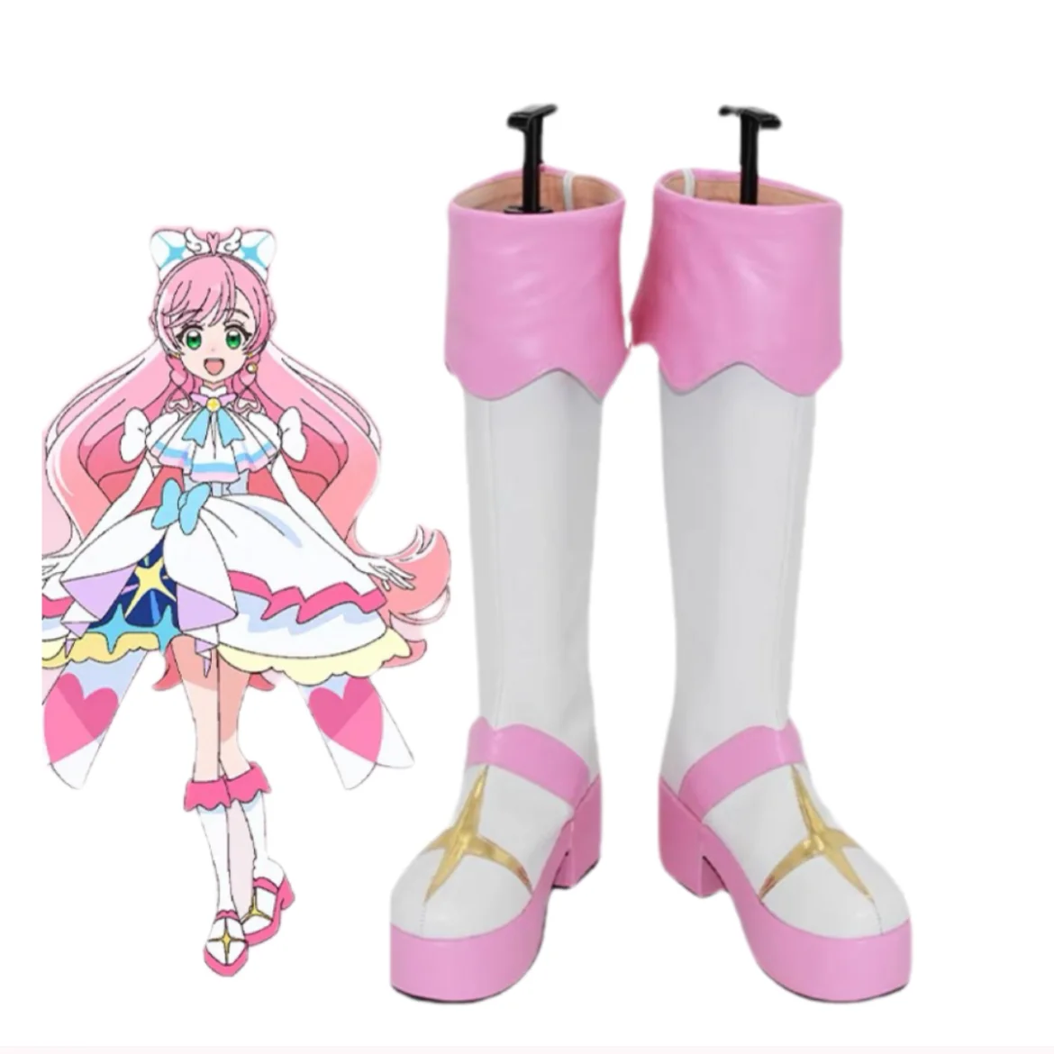 Hirogaru Sky Pretty Cure Precure Cure Prism Cosplay Shoes Boots Game Anime Party Halloween Christmas