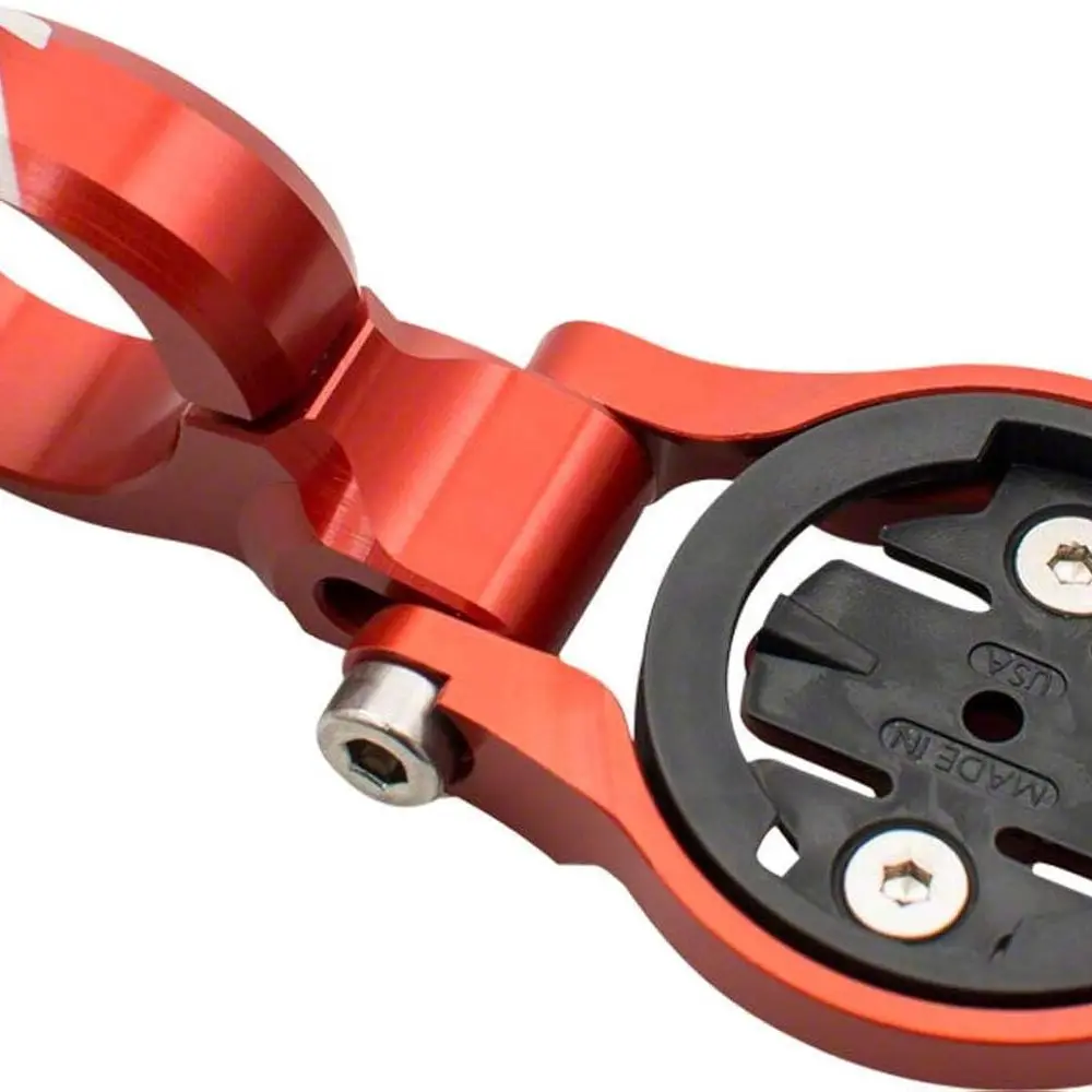 حامل مقود الدراجة لجهاز Garmin باللون الأحمر #1