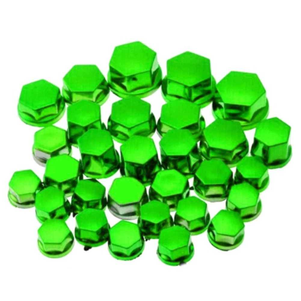 

Green 8-20mm screws 30pcs/set Motorcycle Screw Nut Caps Motorbike Bolt Cover Decoration fit for Yamaha Kawasaki Honda