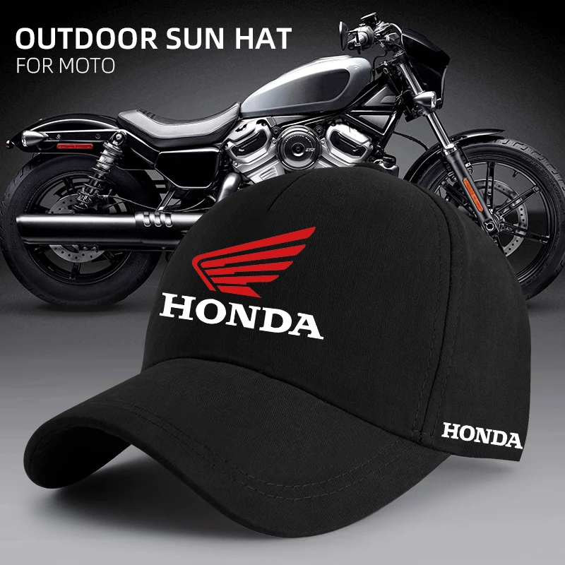 دراجة نارية قبعات البيسبول للجنسين الشاطئ واقية من الشمس القبعات Snapback قبعة لهوندا CRF CB CR XR CRM CBR 125R