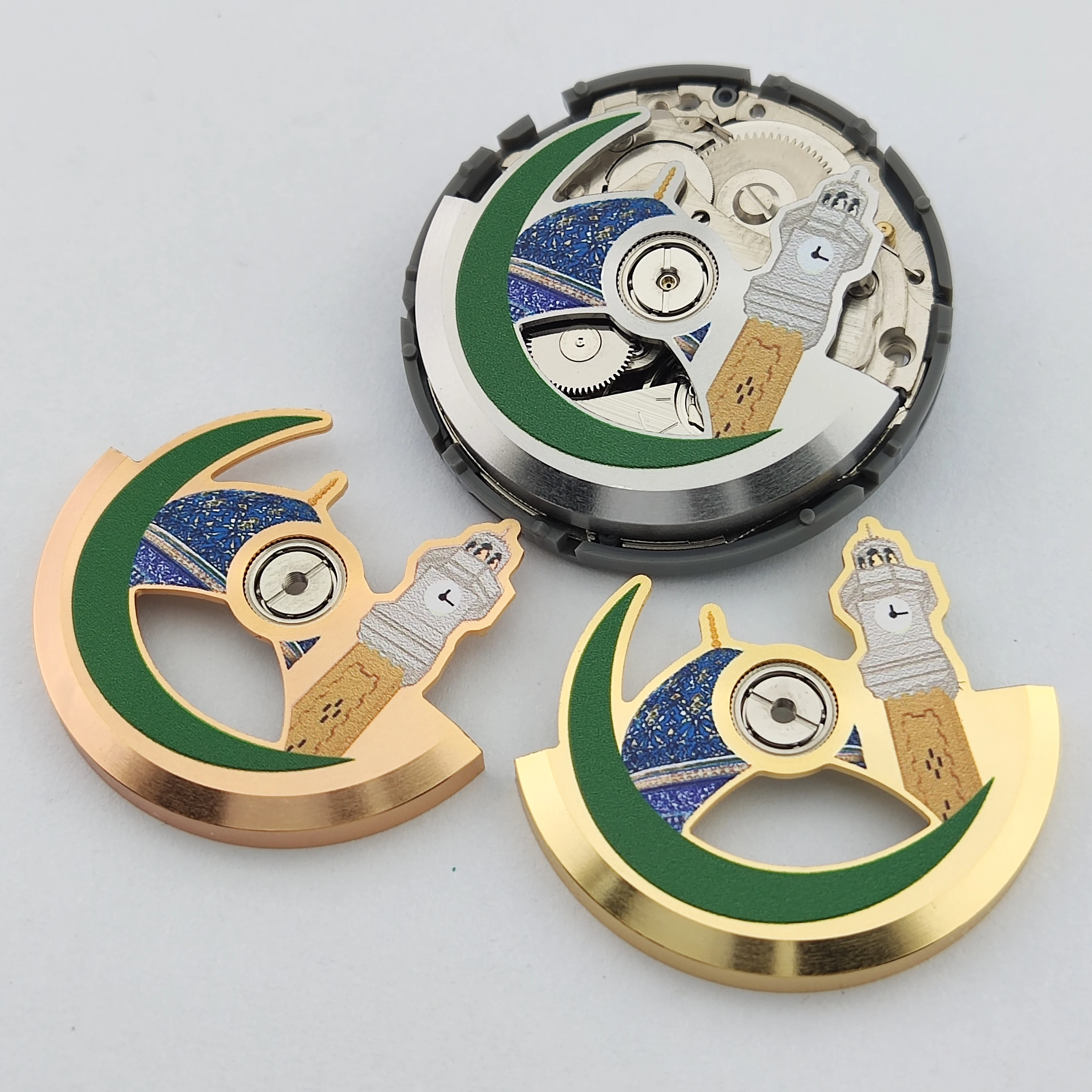 Movement Repair Rotor Guard Accessories Module Fit NH70 NH72 NH36 NH34 NH35 Movement Automatic Hammer Rotor Steel NH35 Rotor