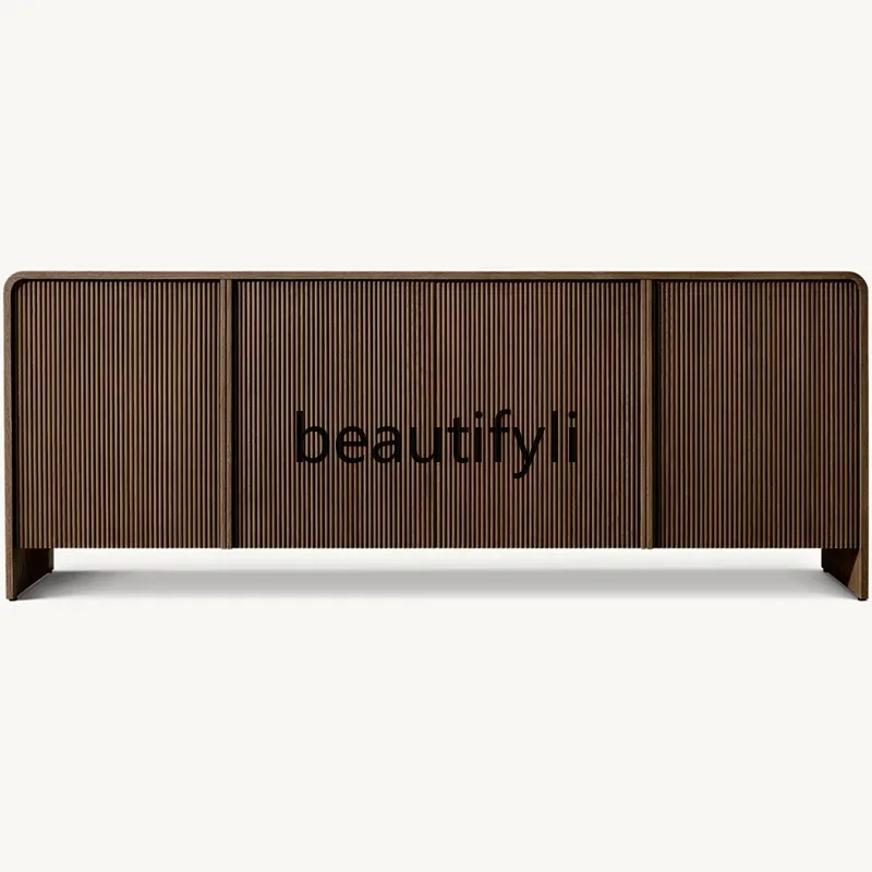 

American country solid wood dining side cabinet retro living room sofa next to storage locker bedroom, tea cabinet0420