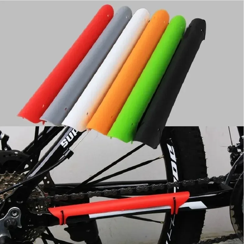Bicycle Chain Chainstay Protector Road Bike Care Cover Guard Rubber Mountain Bike Chains Protector Pegatinas Para Bicicleta