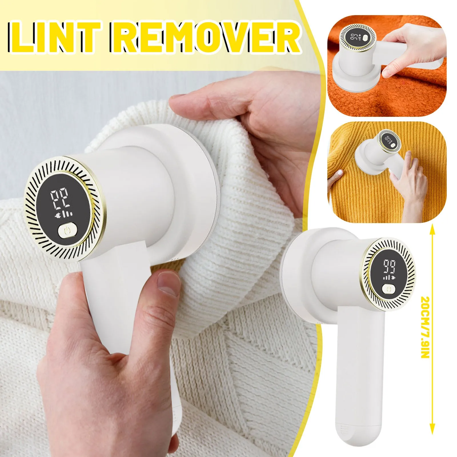 

Портативная электрическая бритва для удаления ворса со светодиодным цифровым дисплеем, свитер, тканевая бритва для дивана, свитера, дивана, одежды, ковра