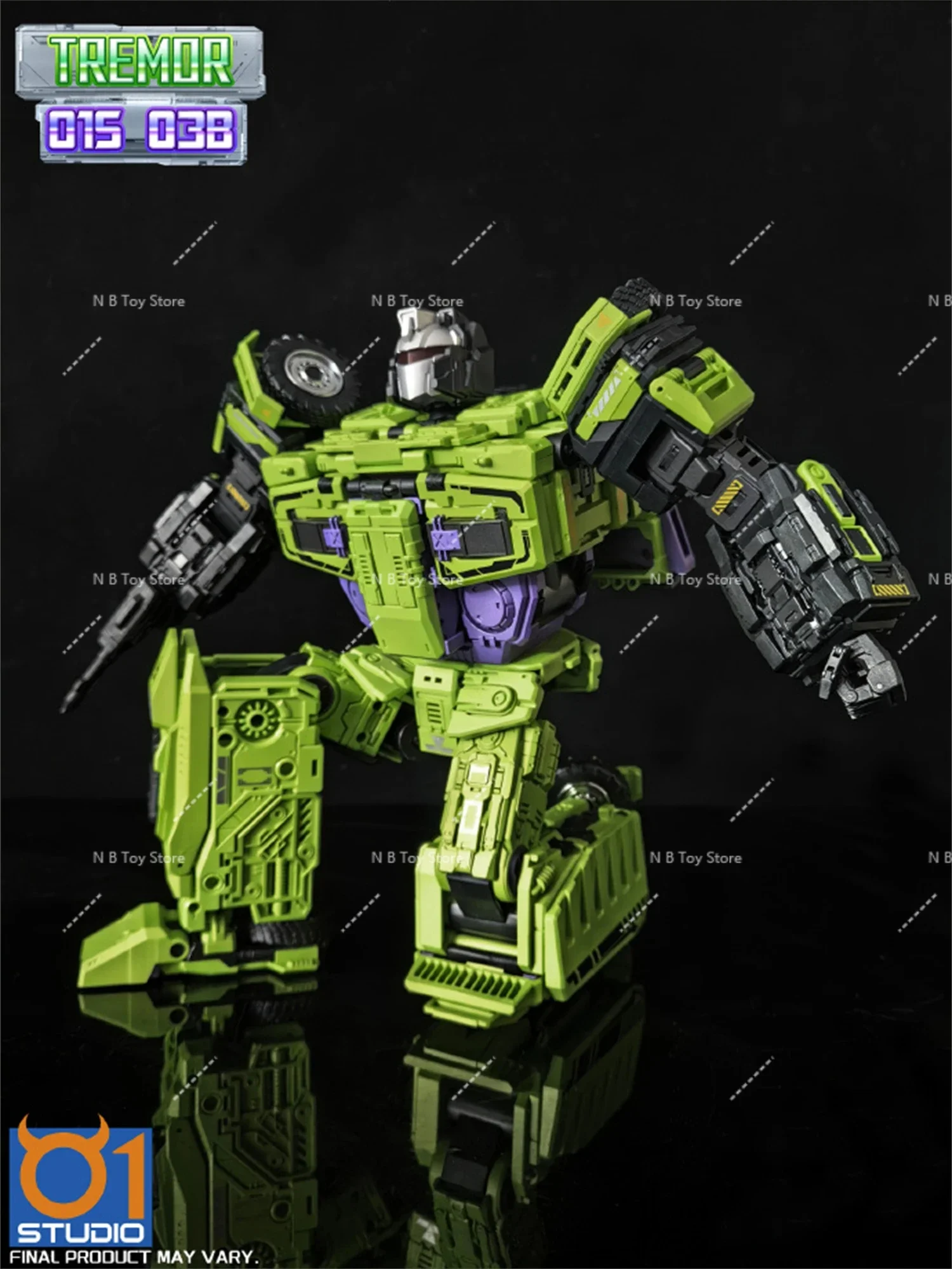 Trasformazione 01studio 01S 03B Robot Devastator di action figure trembling a lungo raggio