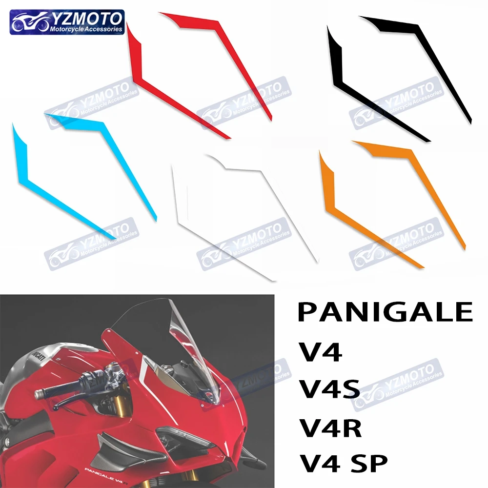 

Для Panigale V4 V4R V4S V4SP мотоциклетная передняя наклейка, обтекатель головы, наклейка, украшение, водонепроницаемые светоотражающие наклейки для мотоцикла