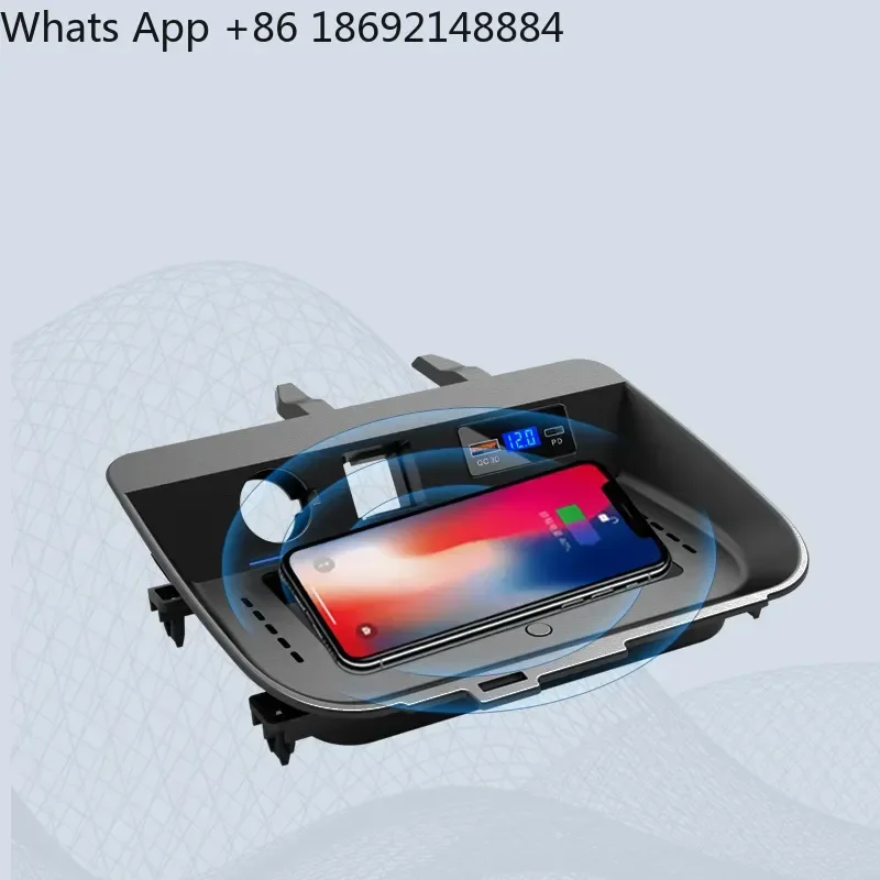 Wireless Charger suitable for 2020-2023 Toyota RAV4 Willanda with Type-C Fast Charging and Switch