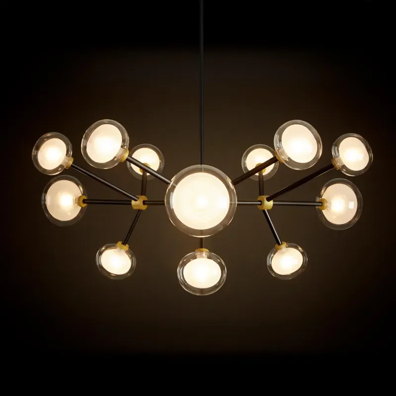 for Postmodern Creative Magic Bean Chandelier Designer Model Room Living Room Bedroom Dining Room Light Fixture