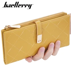 Baellerry New Women Long Wallets High Quality Coin Pocket Zipper Female Purse Multi-Card Holder Magnetic Buckle Women's Wallet