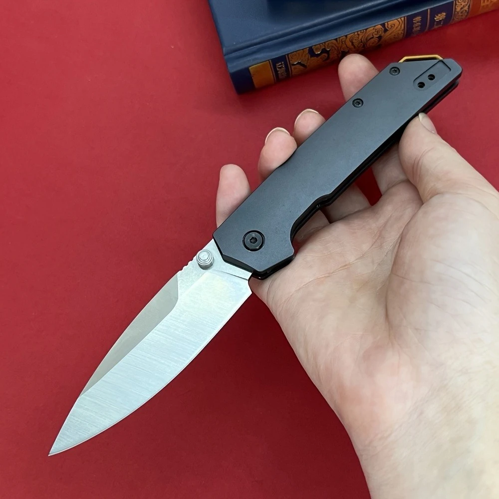 سكين KS 2038 قابل للطي للاستخدام الخارجي مع مشبك - تصميم حاد بحجم الرمح EDG رائع للصيد