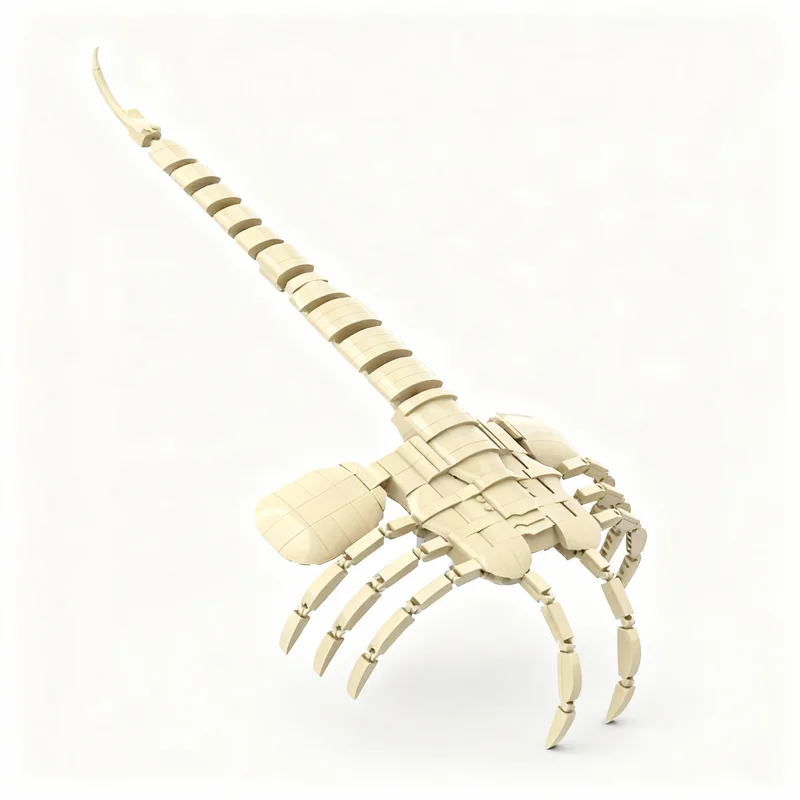 

591PCS MOC Creative Model Alien Scorpion Custom Building Blocks DIY Ideas Assembly Display Gift Collectible Home Home Decor Set