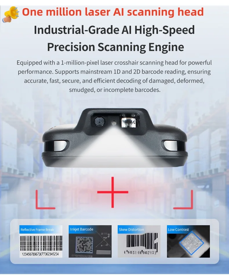 Scanner megapixels 8core IP67 Google PLAY PDA Android11 Terminal portátil 4 + 64G 2D/QR Coletor de dados com WIFI 4G Bluet GMS MC405