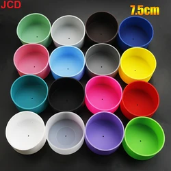 1pcs 7.5cm For Better Life Soft Silicone Cup Bottom Sheath Protector Sleeve For Glass Water Tea Bottle Anti Damage Accessories